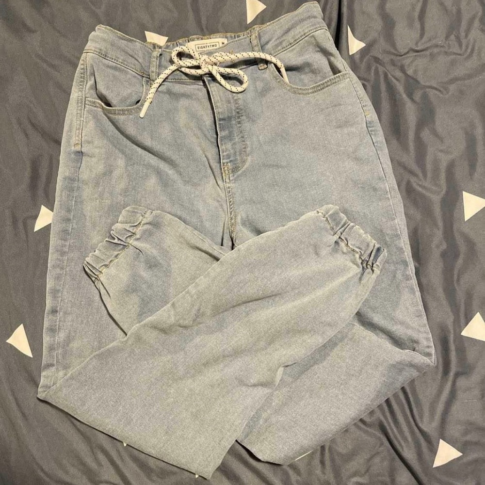 Denim jogger